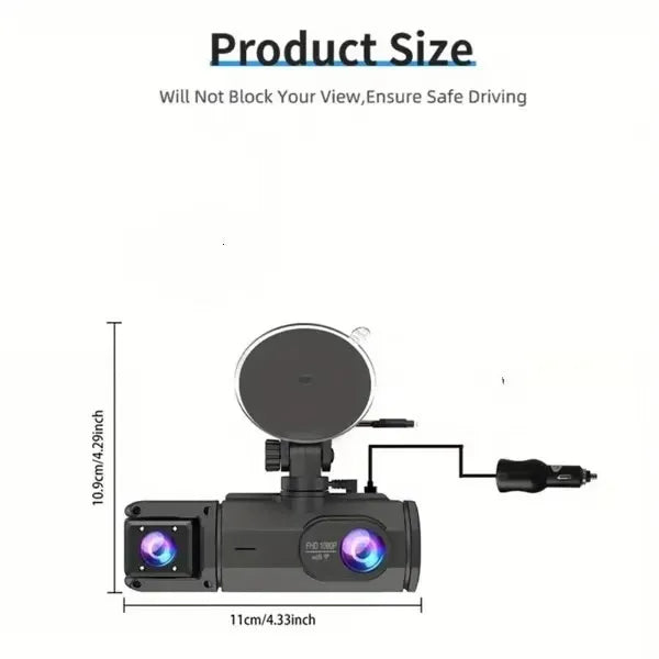 š„Full View Car Dashcam System(The product does not include a memory card.)