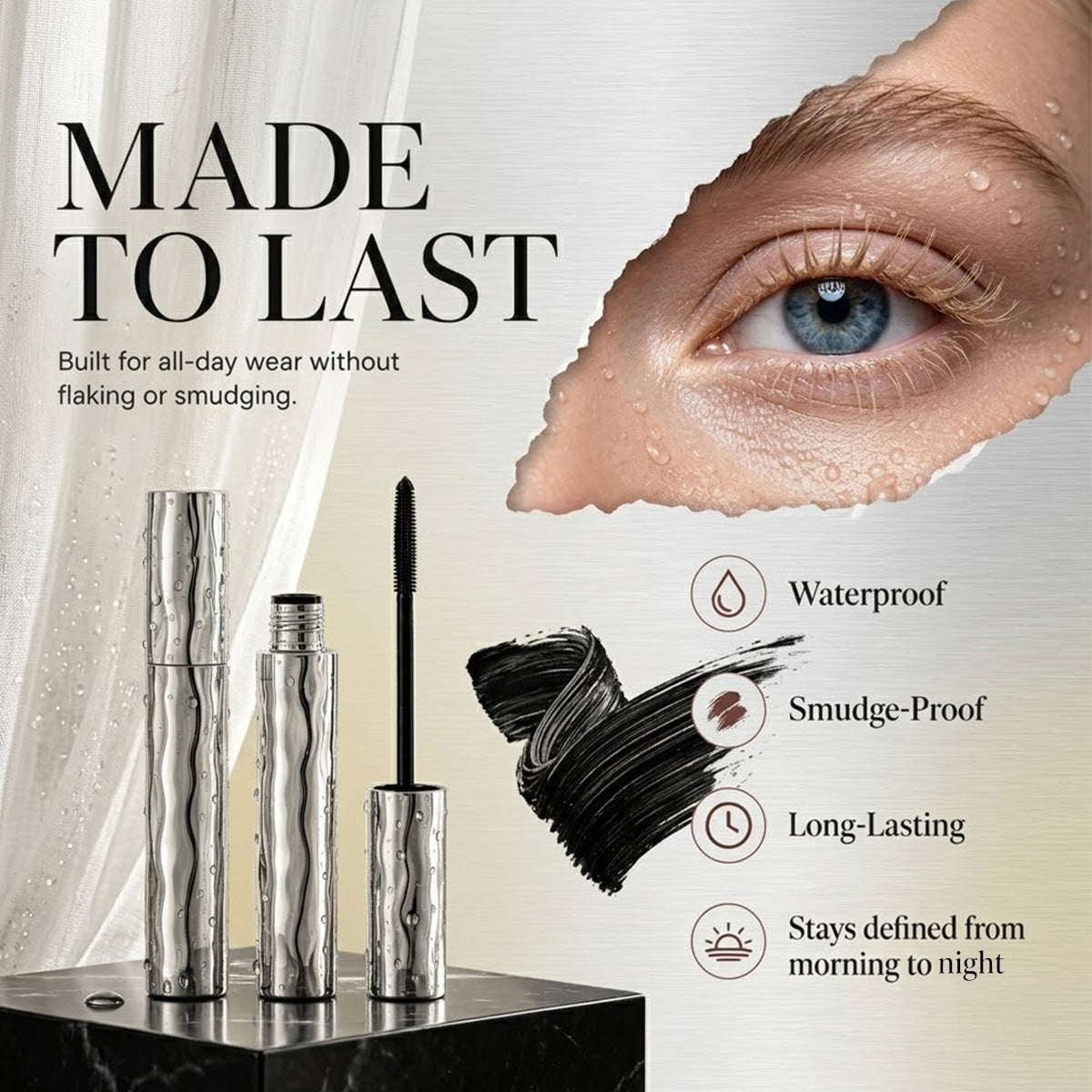 🎁✨ Waterproof Curling & Lengthening Mascara ✨
