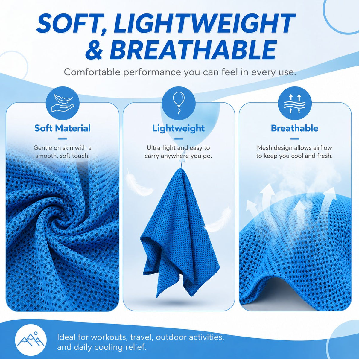 🔥LAST DAY 50% OFF - 🏃❄️Cold Sweat Towel You Can Use Anywhere, Anytime! Reusable Soft Absorbent Cooling Portable