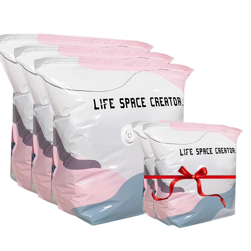 🥳2026 HOT SALE🥳💞50K+ SOLD! No‑Pump Vacuum Storage Bags – Press & seal, no pump needed. Saves 80% space, keeps clothes dry & dust‑free. Perfect for bulky bedding & off‑season gear. 🛏️🗄️