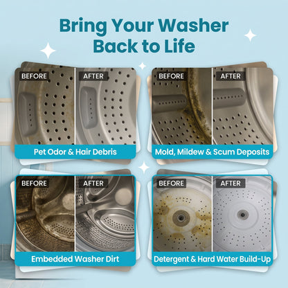 Washing machine cleaning tablets
