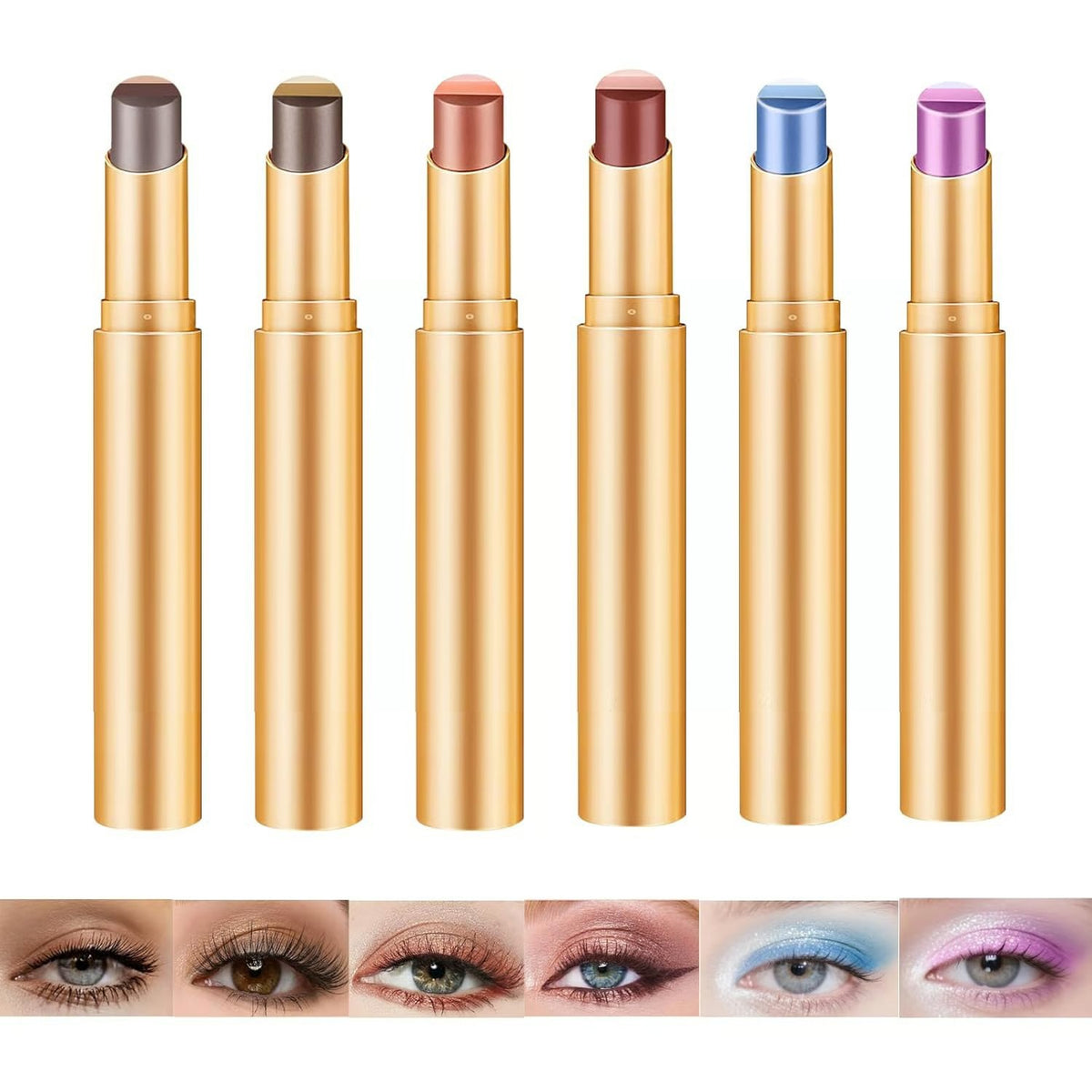 🔥LAST DAY SALE 49% OFF-✨3 Shade Cream Eyeshadow Stick | Smooth & Blendable