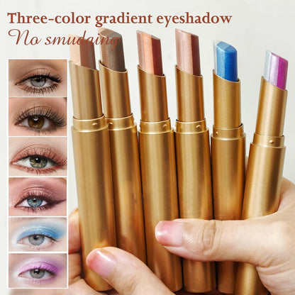 🔥LAST DAY SALE 49% OFF-✨3 Shade Cream Eyeshadow Stick | Smooth & Blendable