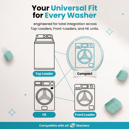Washing machine cleaning tablets
