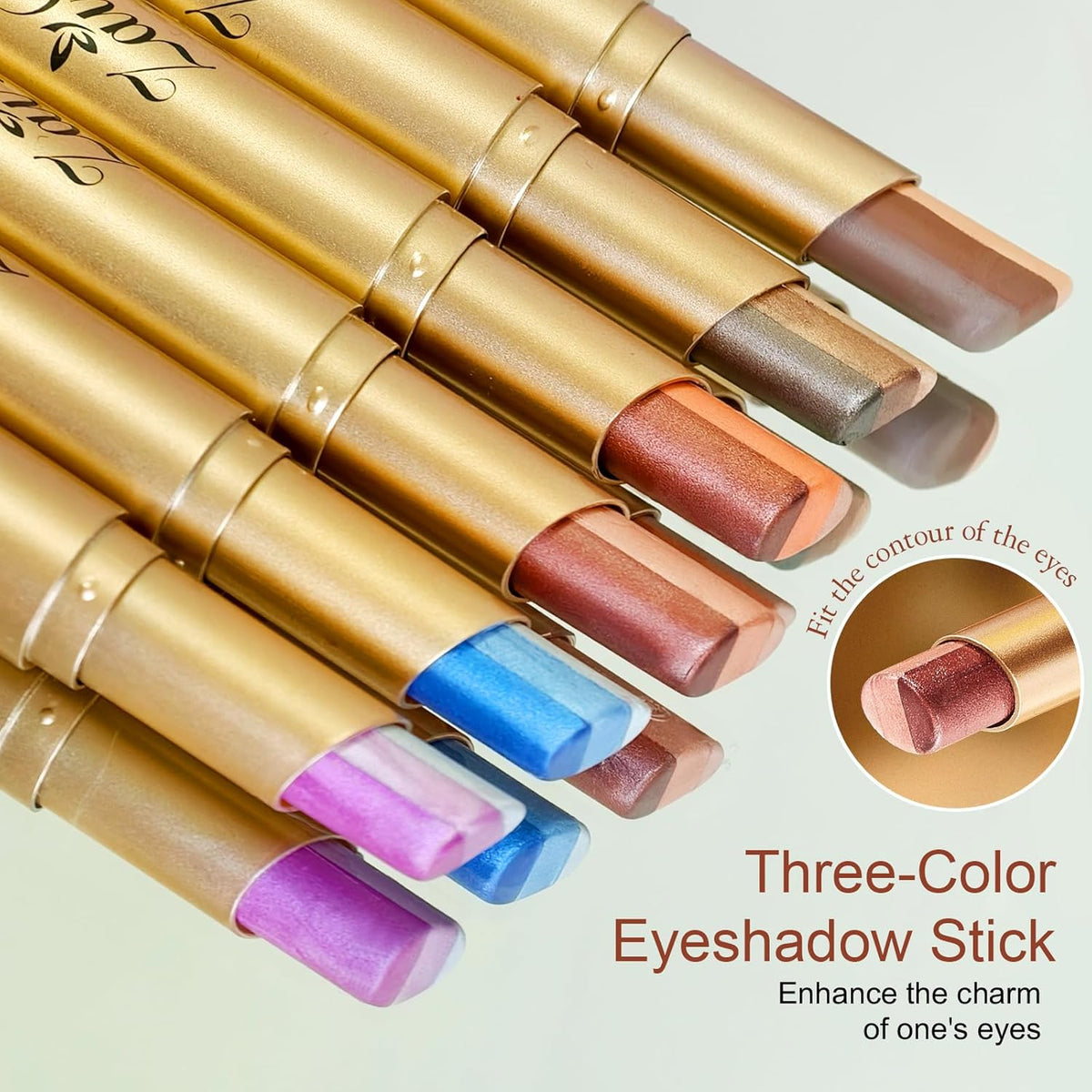 🔥LAST DAY SALE 49% OFF-✨3 Shade Cream Eyeshadow Stick | Smooth & Blendable