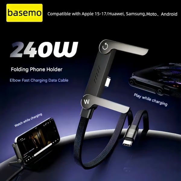 🎉 240W Super Fast Charging 360° Rotating Invisible Stand